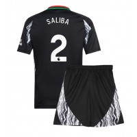 Arsenal William Saliba #2 Replica Away Minikit 2024-25 Short Sleeve (+ pants)